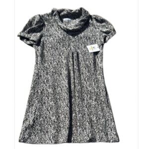 Calvin KleinBlack and ivory Patterned Dress size 14